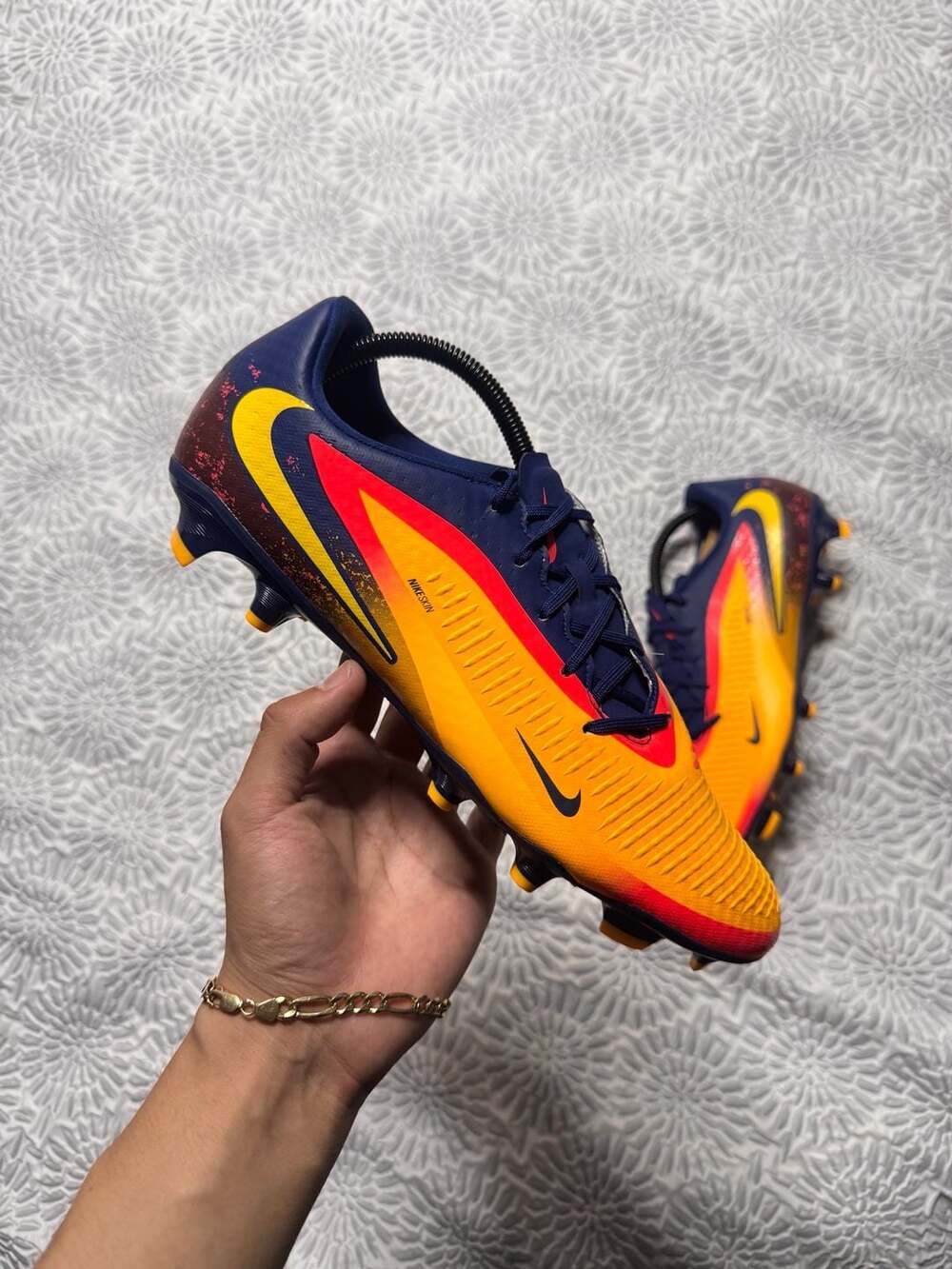 Nike Phantom 6 Low Erling Haaland Orange Soccer Cleats Size 10 HQ2314-800